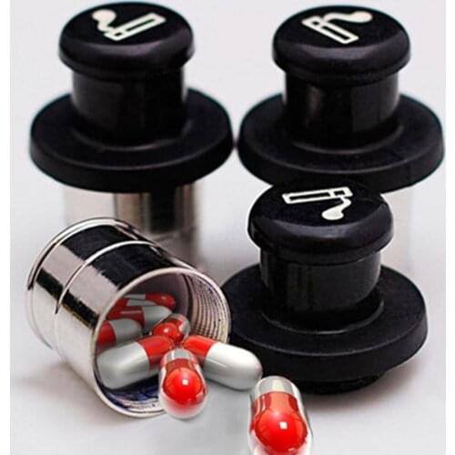 Secret Stash Car Cigarette Lighter Hidden Diversion Insert Pill Box Container Safe Storage Case (black & Silver) Car Accessories
