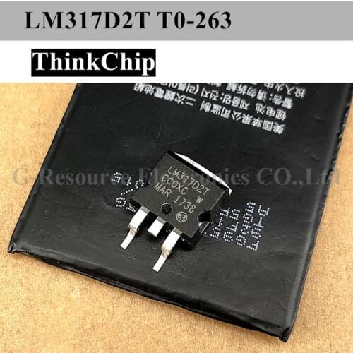 10pcs) LM317D2T T0-263 LM317 TO263 Linear Voltage Regulator Adjustable