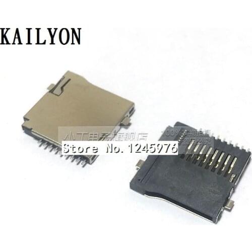 100pcs Board TF card bomb outside welding MICRO SD deck Mini SD heavy plate SMT middle needle