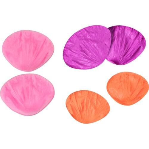 2pcs 3D Peony Flower Petals Embossed Silicone Mold Chocolate Cookie Candy Mold Baking Tool Fondant Cake DIY Decorating Tools
