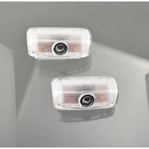 2Pcs LED Car Logo Door Lamp Welcome Light For Infiniti Q50 Q70 QX70 QX80 QX50 2014-2019 M25 M35 G25 G37 EX25 EX37 EX35 FX37 FX50