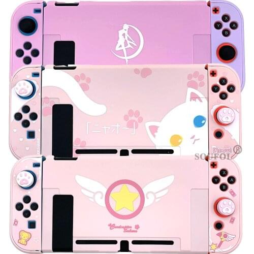 2021 kawaii Case Accessories For Nintend Switch Pouch Protector Shell Covers Dockable For NS Switch Skin Dropshipping