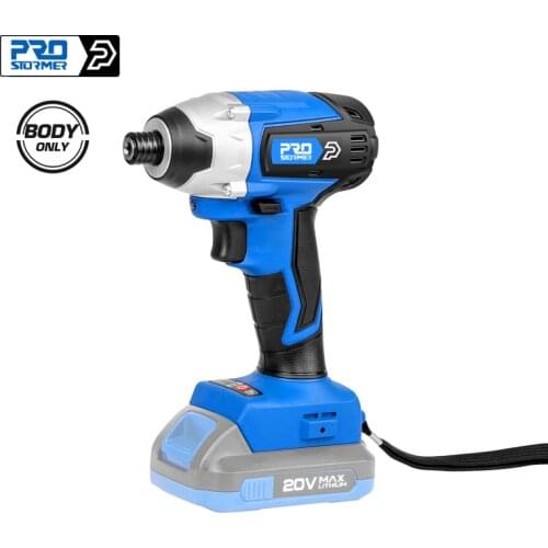 300Nm Electric Screwdriver Brushless Motor Impact Function 20V Power Tool Body Only By PROSTORMER