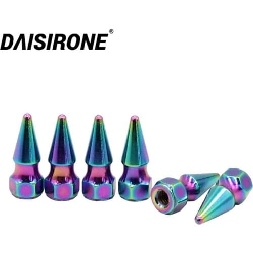 6PCS M6X1.0 M8X1.25 Chrome Spikes Bolt Spiked Valve Cover Engine Bay Baby Spike Dress Up Washer Kit For Honda Engine H23A1