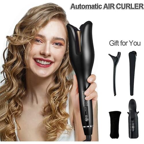 Hair Curling Hair Air Spin Curl 1 Inch Ceramic Rotating Electric Air Spin Hair Curlers Automatic Curling Iron Hair Style Tool