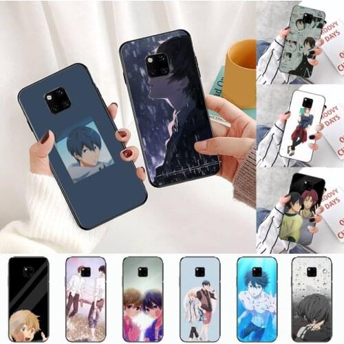 Free Iwatobi Swim club anime Phone Case For Huawei honor Mate P 10 20 30 40 i 9 8 pro x Lite smart 2019 nova 5t