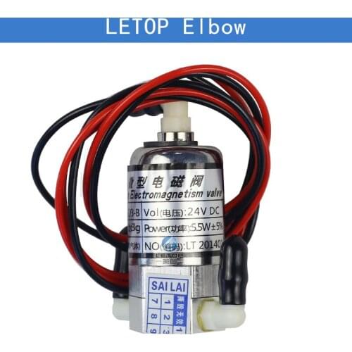 Good quality! ink valve LETOP Elbow for solvent ink/weak solvent ink /uv ink