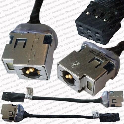 Laptop DC Power Jack cable socket wire port for HP Pavilion TouchSmart SLEEKBOOK 15-B 15-B142DX 15-B109WM 701682-001 698231-YD1