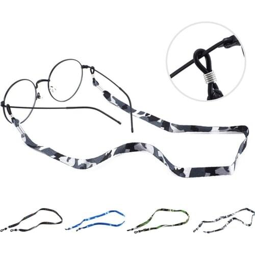 New Fashion Camouflage Lanyard Non-slip Drop Glasses Chain Webbing Polyester Rope For Man Woman Glasses Decorate Accessories