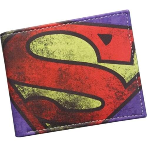 Marvel Super Hero series wallet women&men Biold leather pu purse for boys cool gift Keepsake