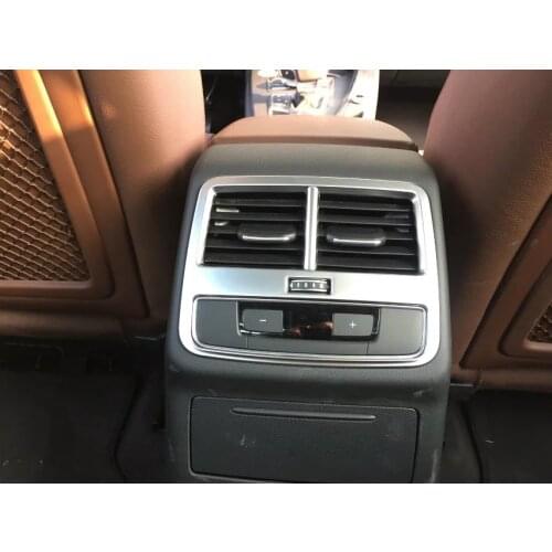 Car Air Conditioning Vent Outlet Cover Trim 3pcs Fit For Audi A4L 2017