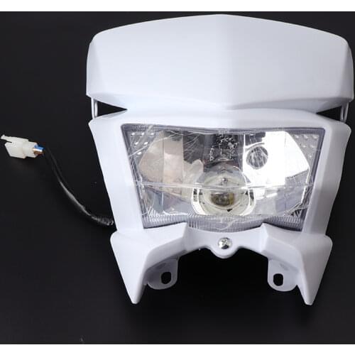 Cross-country motorcycle modified parts grimace headlight headlight front shroud suitable for Kawasaki KLX250 off-road vehicle