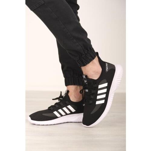 Xjaglp Fremont Ribbon Detail Fishnet Thick Bottom Men Sneaker