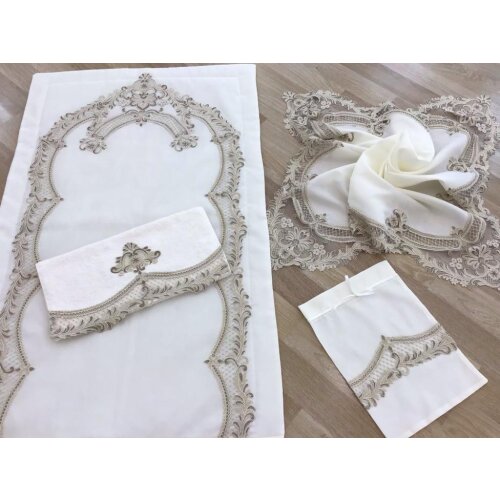 French Laced Elfin Prayer Rug Set