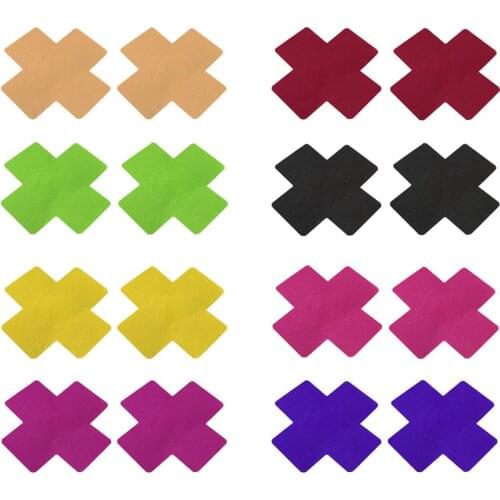 Sexy Self-Adhesive Breast Nipple Cover Bra Pasties Pad Cross Shape Stickers Great for wearing under t-shirts sex toys for woman