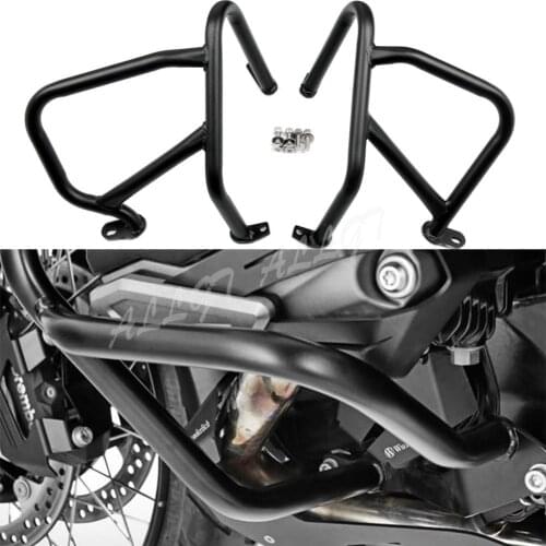 Front Engine Guard Highway Crash Bar Protection For 15 16 BMW R1200R 2015 2016 Black