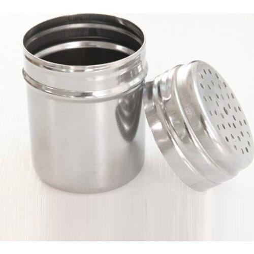 Quevinal 150pcs Camping Picnic Spice Sugar Salt Pepper Herb Shaker Storage Stainless Steel Barbecue spice glass apothecary jar