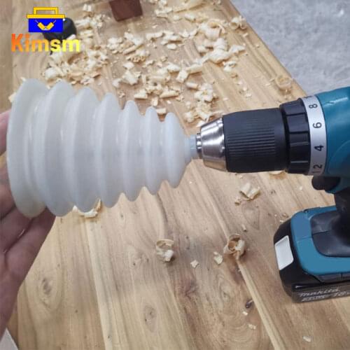Rubber Electric Drill Dust Cover Vacuum Cleaner Electric Hammer Stretchable Bearing Fixed Vacuum Cleaner Power Tool Accessories