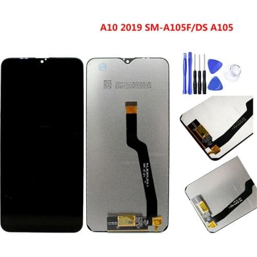For Samsung Galaxy A10 A105 A105M LCD Display Touch Screen Digitizer Replacement Screen Assembly With Free Repair Tools Black