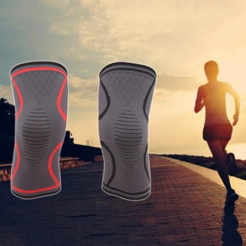1pc Fitness Running Cycling Knee Support Braces Protector Elastic Nylon Sport Compression Knee Pad Sleeve for Outdoor Sports