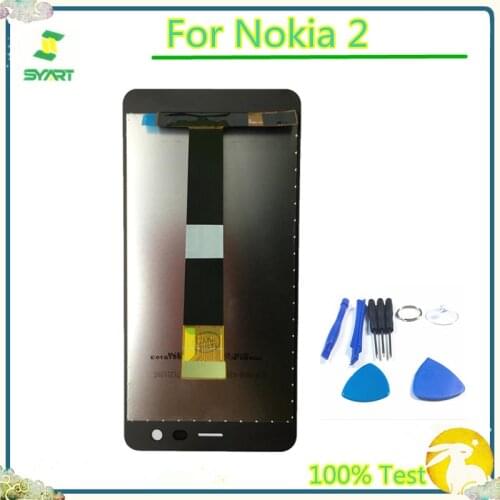 100% Tested 5.0'' LCD Display For Nokia 2 N2 TA-1029 TA-1035 Touch Screen Digitizer Assembly Touch Screen Assembly For Nokia 2