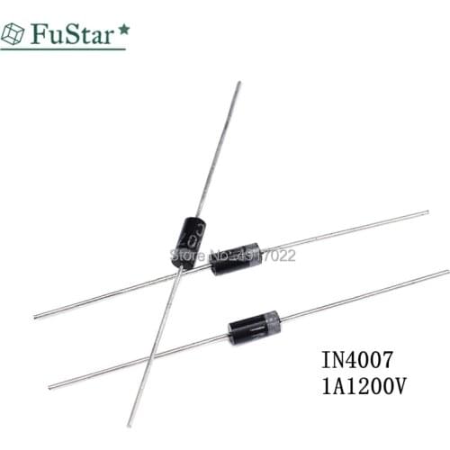 100PCS 1N4007 4007 1A 1000V DO-41 High quality Rectifier Diode IN4007