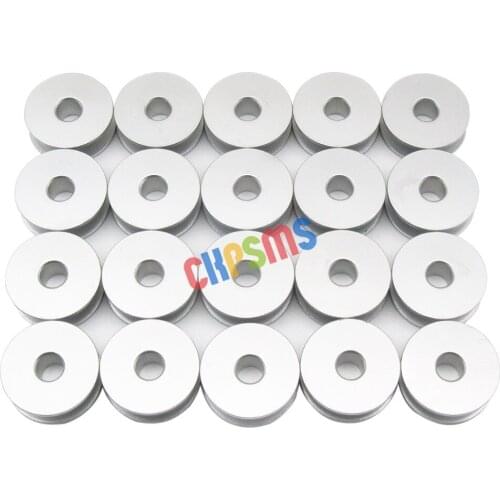 20PCS #202265A Aluminum BOBBINS FOR SINGER108K 108U(20,30), 108W(1,20,21) ,61W