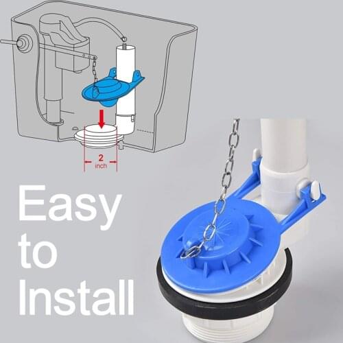 6.66cm Quality Rubber Drain Flush Valves Toilet Tank Fittings Toilet Seal Water Stop Valve Cover Bathroom Flush Repair Kit