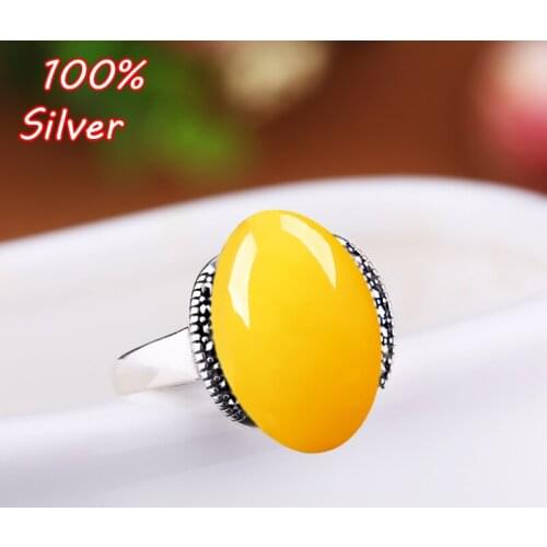925 Sterling Silver Color Adjustable Ring Blanks 11.5*18.5mm Oval Wax Turquoise Rings Settings Findings for Jewelry Making