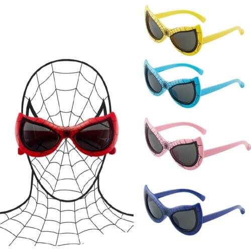 Disney Marvel Spiderman Childrens Sunglasses Beach Sunbathing Sunglasses UV400 Glasses Lens Features Glasses Childrens Gifts