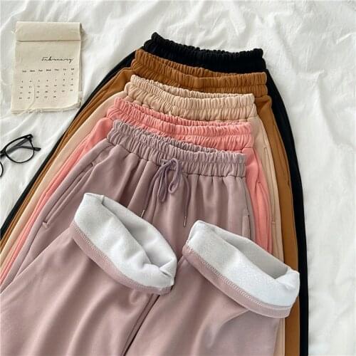 Женские бархатные брюки JMPRS China At AliExpress