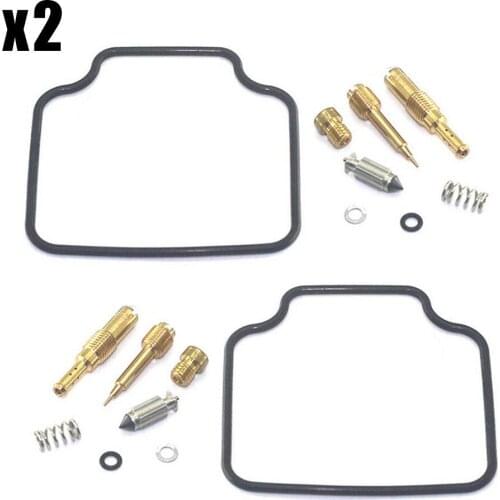 Metal Carburetor Kit 2 Sets Anti-Corrosion Anti-Rust Car Carb For 1986-1987 Honda Rebel 450 CMX450C Rebuild Repair