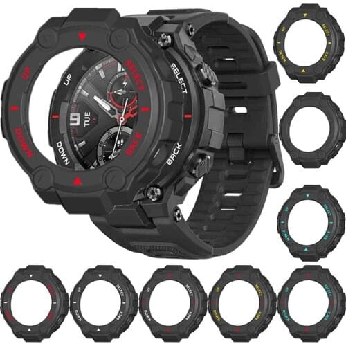 New PC Protector Cover Case For Xiaomi Amazfit T-Rex Smart Watch Protective Shell Frame For Huami Amazfit Trex Edge Bumper Cases