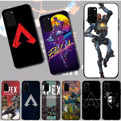 PENGHUWAN Hot game Apex legends Soft Silicone Black Phone Case for Samsung S20 plus Ultra S6 S7 edge S8 S9 plus S10 5G