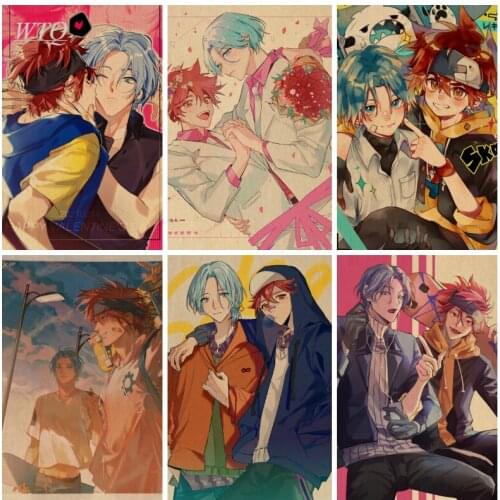 Anime SK8 The Infinity Retro Poster Anime Posters Wall Poster Home Decor Wall Art Canvas Painting Photos for Childrens Room