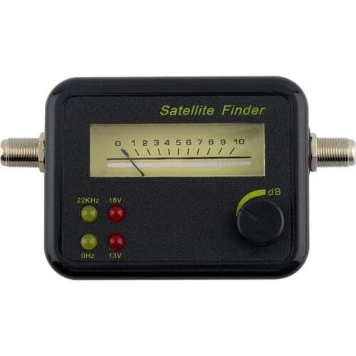 Plastic Satellite Signal Detector Black Mini Digital LCD Display Satellite Signal Finder Professional Compact And Accurate
