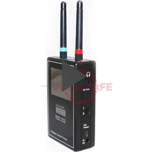 Full Band Spy Camera Hunter Detector Video Surveillance Signal Detector Detecting 900 MHz-3.0 GHz,5.0-6.0 GHz