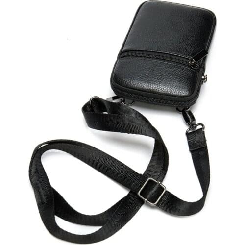 Casual Genuine Leather Messenger Bags Mens Bag For Men Small Phone Bag Mens Crossbody Bag Shoulder Male Crossbody Bag Luxury