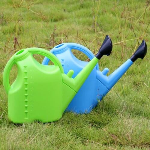Garden Tool Watering Can Plastic Water Cans 5L, 9L Large Capacity Long Mouth Thickened Watering Kettle Outdoor Irrigation Jug