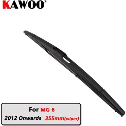 KAWOO Car Rear Wiper Blades Back Window Wipers Arm For MG 6 Hatchback (2012 Onwards) 355mm Auto Windscreen Blade Styling