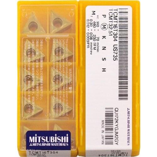 TCMT16T304 US735 100% Original carbide insert with the best quality 10pcs/lot free shipping