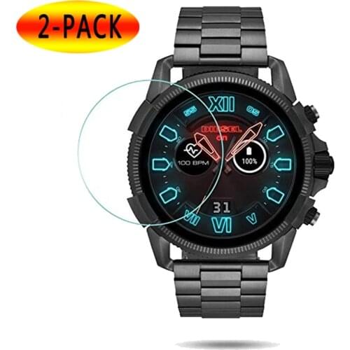 3PACK Tempered Glass For Diesel On Full Guard 2.5 HD scratch proof Touchscreen Full Coverage Screen Protector For Diesel Watch