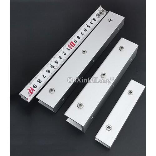 10PCS Glass Clamp Lengthen Glass Shelf Brackets Aluminum Shelf Holder Supports Brackets Clamps For 8-10mm Glass GF398