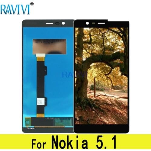 5.5" LCD For Nokia 5.1 LCD Display Touch Screen Digitizer Assembly Replacement For Nokia 5.1