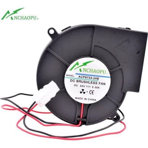 ACP9733-24B 97x94x33mm 24V Blower Fan 9cm BBQ Blower Big Air Blower Flow Centrifugal Fan 4500RPM cooling fan