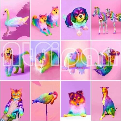 Diamond Painting Dog Hobbies And Crafts 5D DIY Diamond Embroidery Cat Animal Mosaic Sale Wall Art Decorations