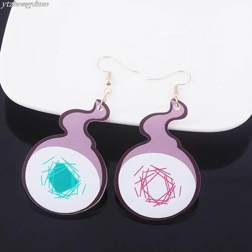 Anime Toilet-Bound Hanako-kun Earrings Cosplay Yugi Amane Earring Ear Stud Costume Accessories