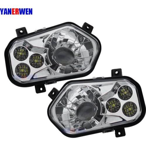 Auto Accessories ATV LED Headlight kit Headlamp ATV UTV Light Projector Headlight for Polaris RZR 900 XP 1000 2016 RZR XP TURBO