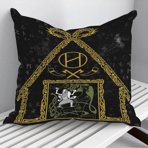 Beowulf Vs Grendel Throw Pillows Cushion Cover On Sofa Home Decor 45*45cm 40*40cm Gift Pillowcase Cojines Dropshipping