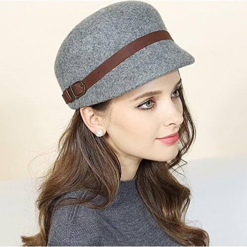 New Arrival Beret Hat Adult British Winter Beret Cap Female Fisherman Hat Warm Trend Girls Fashion Baseball Cap B-7796